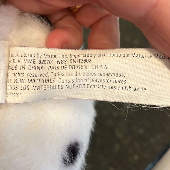 Vintage Disney Pongo Plush 101 Dalmatians 1996 Mattel 10” - Picture 9 of 10